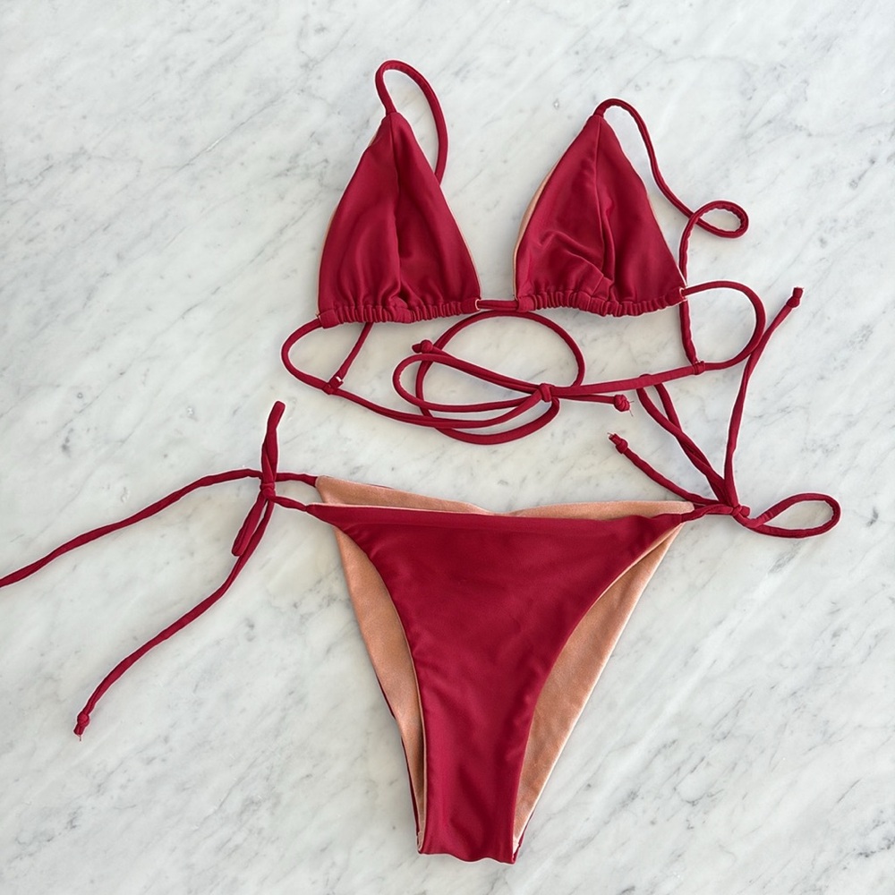 SIE Swim deep red XS bikini